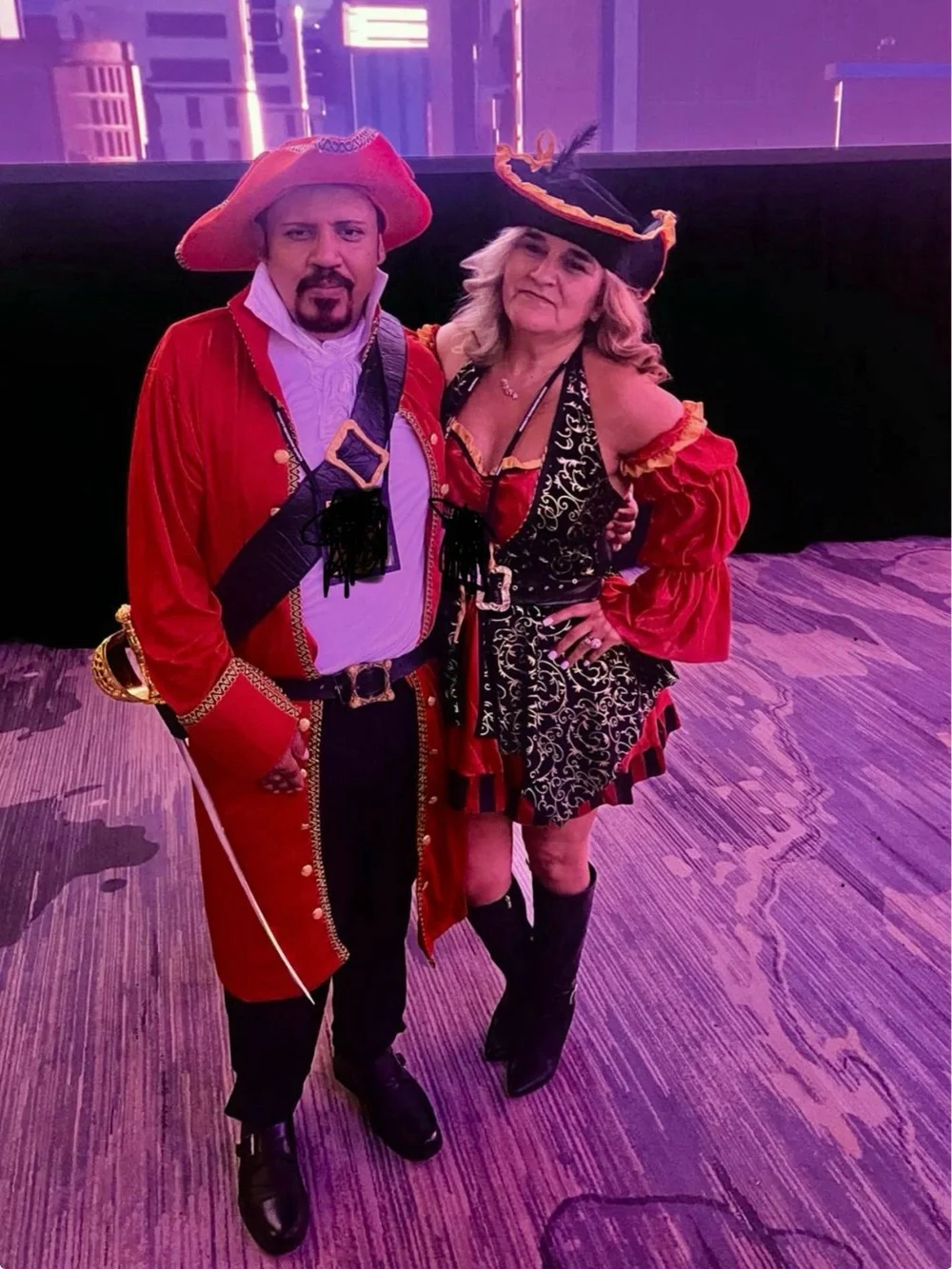 Kids Red Pirate Costume with Gold Trim - Classic Adventure Set